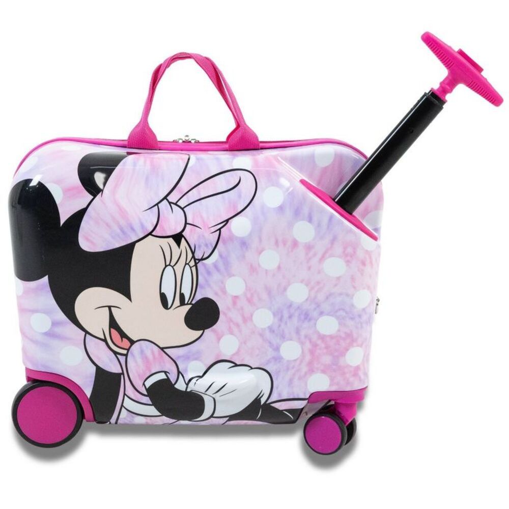 Disney Clubhouse Kids' Hardside Ride On Suitcase - Minnie Mouse